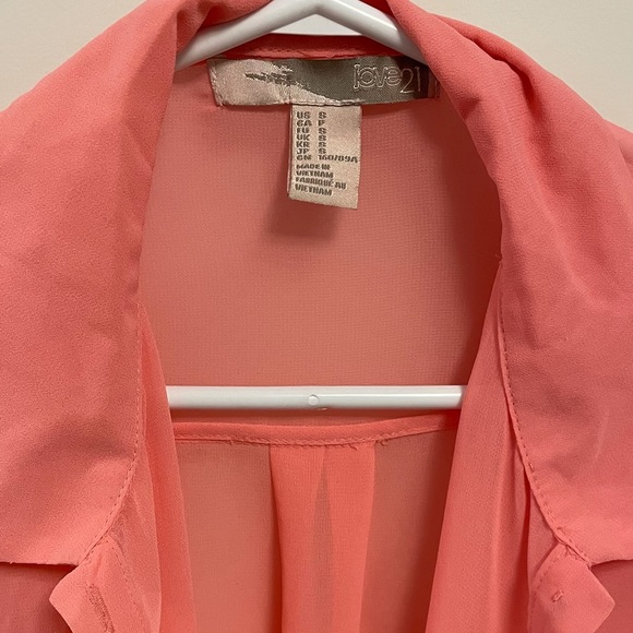 Coral blouse - Picture 2 of 3